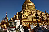 Bagan Myanmar. Shwezigon pagoda.  